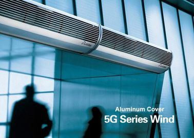 Zdalne sterowanie Aluminiowe srebrne kompaktowe kurtyny powietrzne do drzwi 9-11 m / s