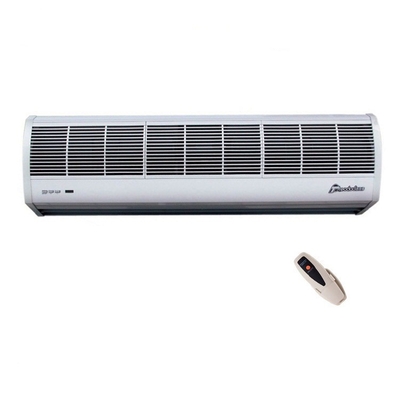 230V aluminiowa zasłona powietrzna 2000m3/h z zdalnym sterowaniem