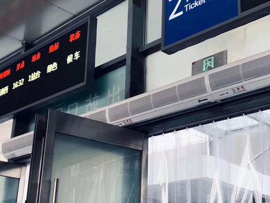 Kurtyna powietrzna SS304 z przepływem poprzecznym 900mm 1600m3/h do drzwi komercyjnych