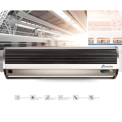 5G Srebrny Wind Air Curtain 2000m3/h 230V AC/DC Motor