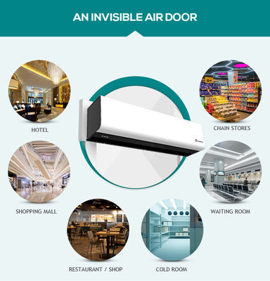 Industrial Air Curtain with 380-400V Power Supply 1 Year Warranty and Remote Control for Energy Efficient Heating
