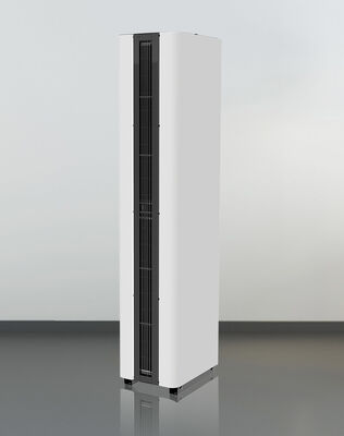 Podłoga stojąca ogrzewana zasłona powietrza dla szklanych drzwi pionowa instalacja cieplna zasłona powietrza