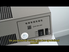 2025 Chłodzenie wentylatora windy kompaktowej zasłony powietrznej stalowej lub ze stali nierdzewnej chłodnik wentylatora zasłony powietrznej